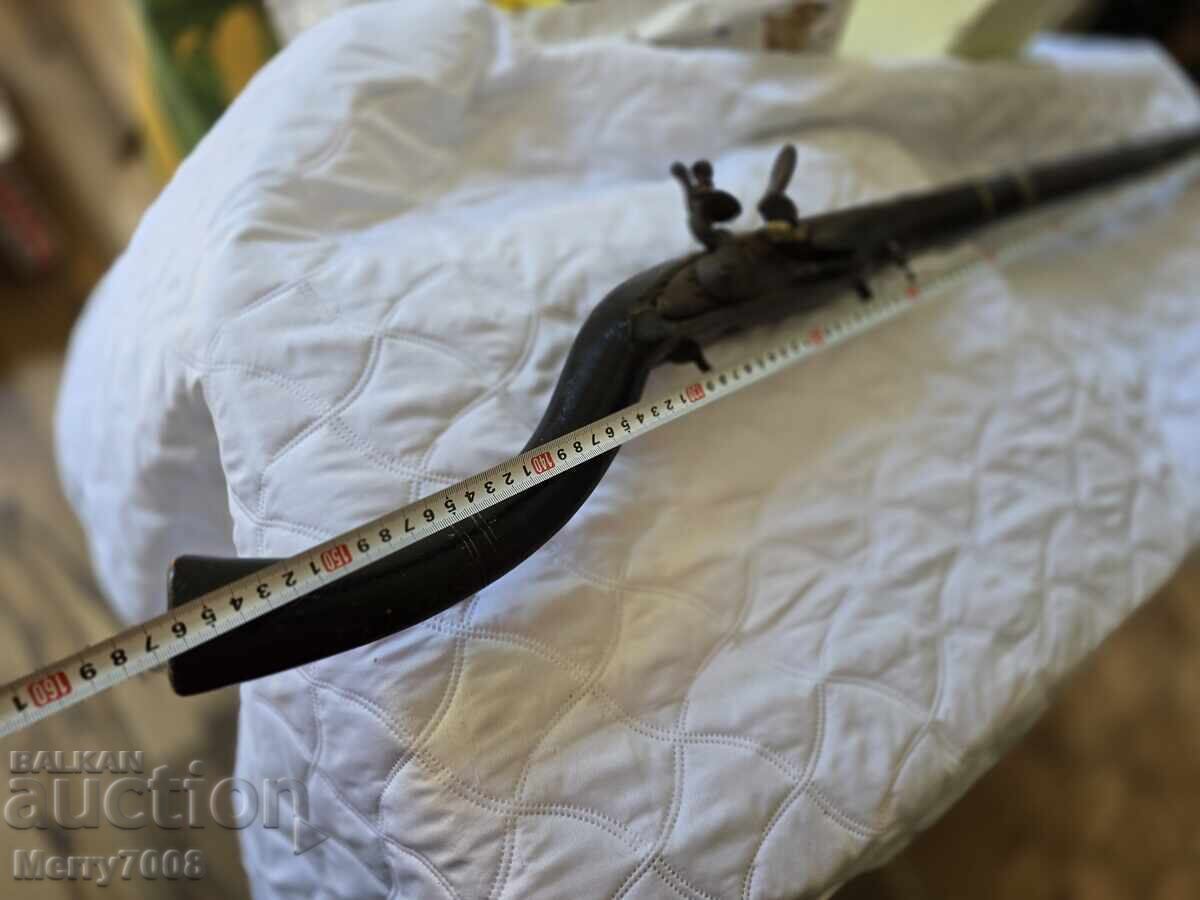 Old authentic flintlock musket - 1800s! (2) - 6