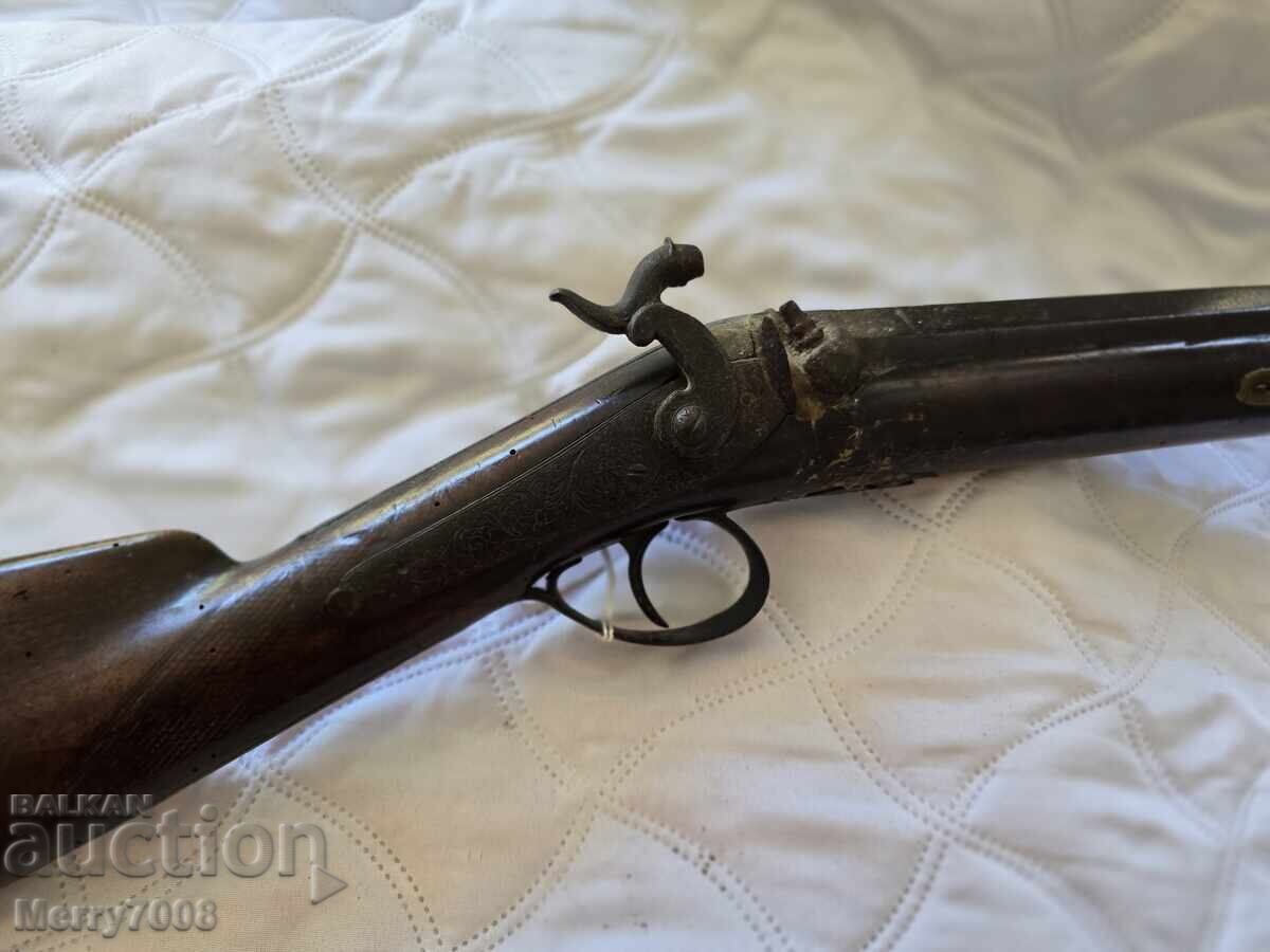 Стара афтентична капсулна пушка -1800г.- 1900г.! с цена € 0.01 | 0.02 лв. Стара афтентична капсулна пушка -1800г.- 1900г.! с цена € 0.01 | 0.02 лв.