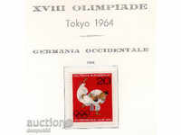1964. FRG. Olympic Games - Tokyo, Japan