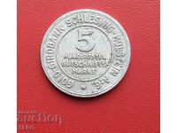 Germany-Schleswig-Holstein-5/100 Mark 1923