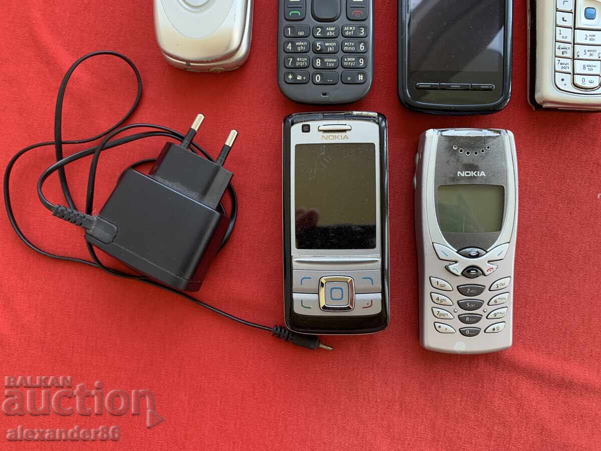 Аукцион Шест стари телефона Nokia Panasonic +зарядно Нокия Аукцион Шест стари телефона Nokia Panasonic +зарядно Нокия
