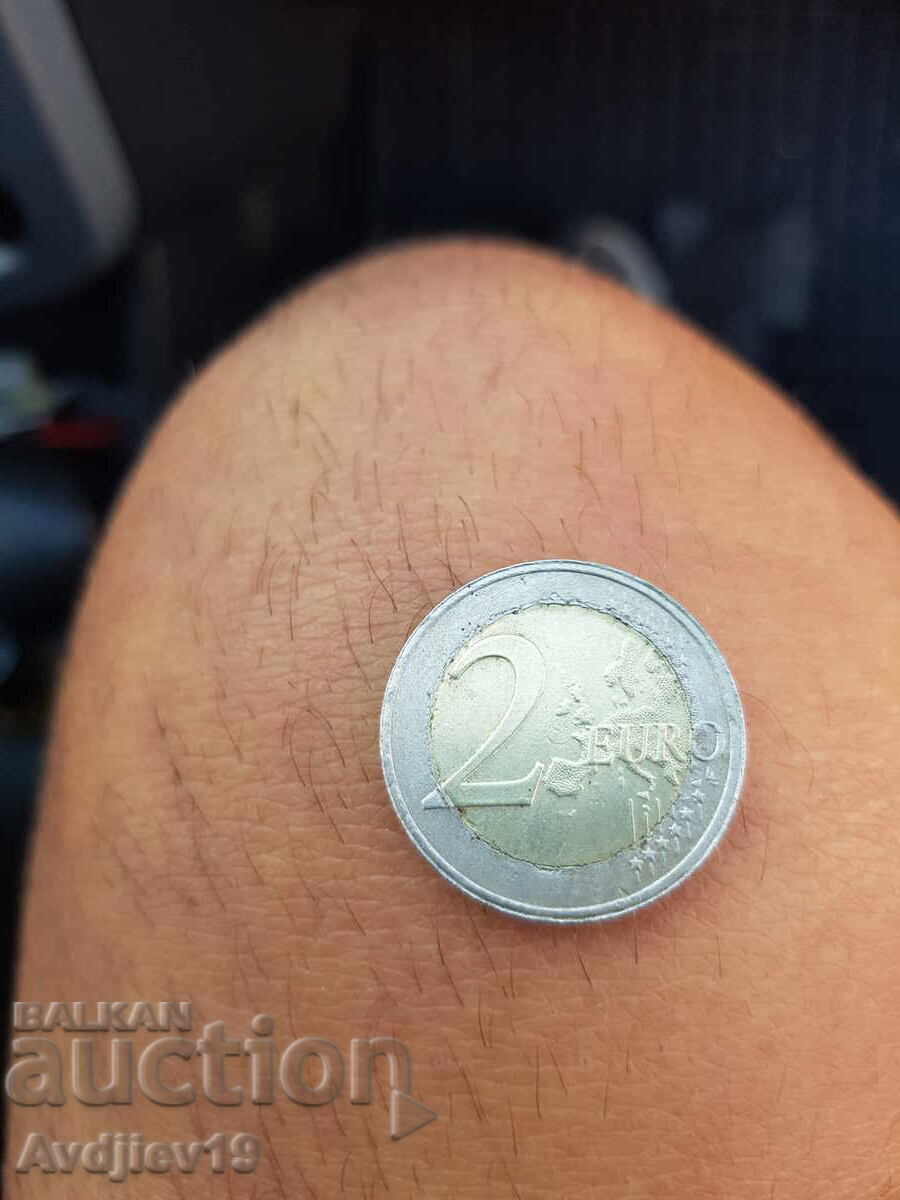 Monedă de 2 euro cu defecte de fabricație - 5