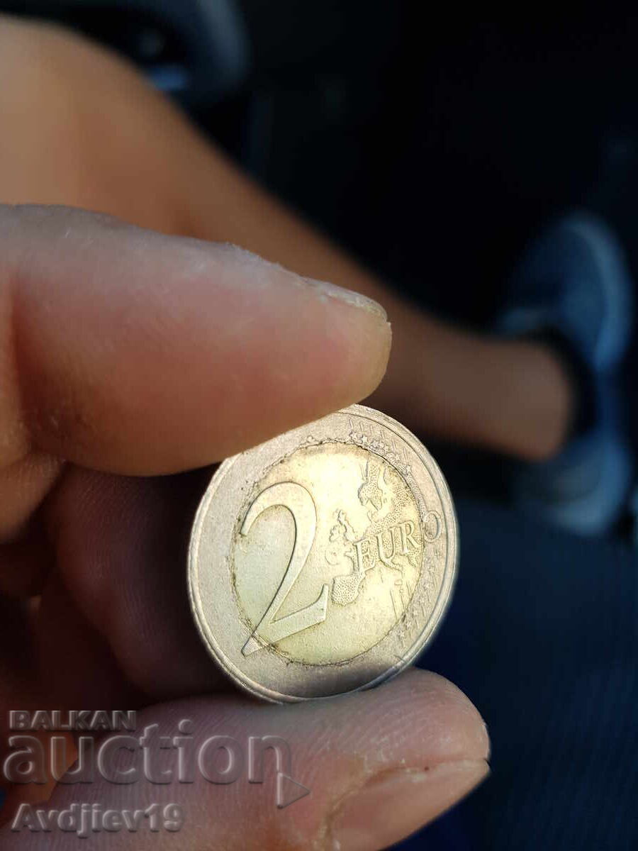 Monedă de 2 euro cu defecte de fabricație - 7