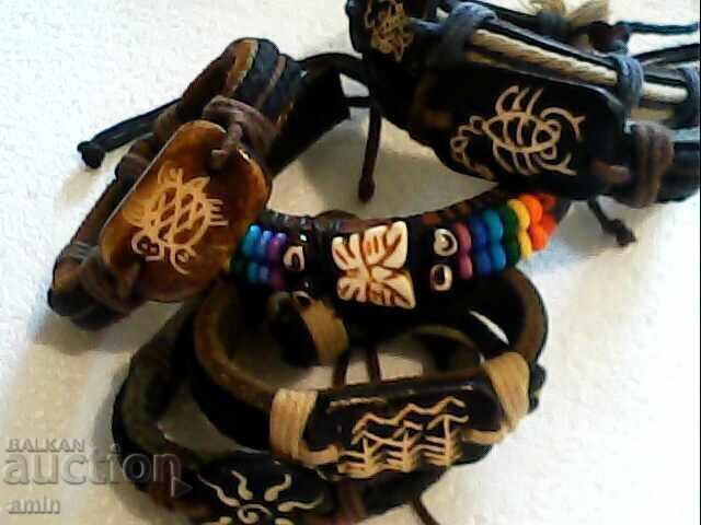 Delivery of Vintage genuine ivory leather bracelets