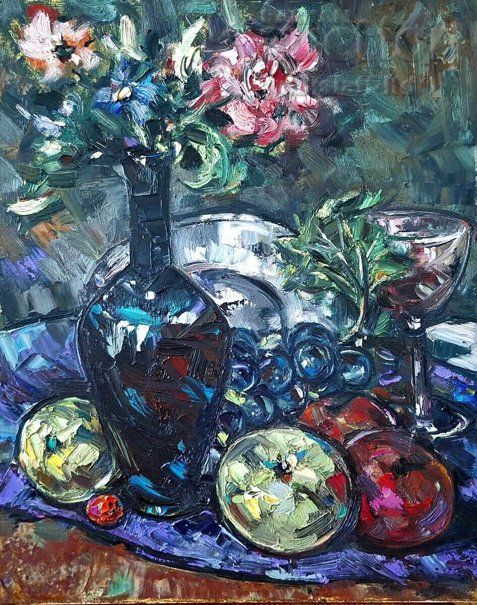 Ζωγραφική, νεκρή φύση, τέχνη. Danail Tsonev, 2023