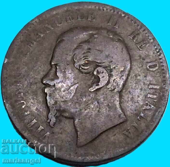 10 centesimi 1866 Ιταλία N - Νάπολη χαλκός με τιμή € 3.60 | 7.04 BGN