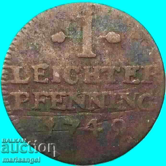 1 Pfennig 1749 Germania Goslar Madonna cu pruncul cu preț € 11.00 | 21.51 BGN