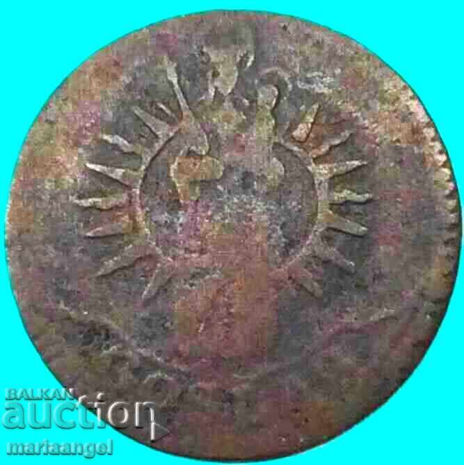 1 Pfennig 1749 Germania Goslar Madonna cu pruncul - 7