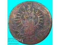 1 Pfennig 1749 Germania Goslar Madonna cu pruncul