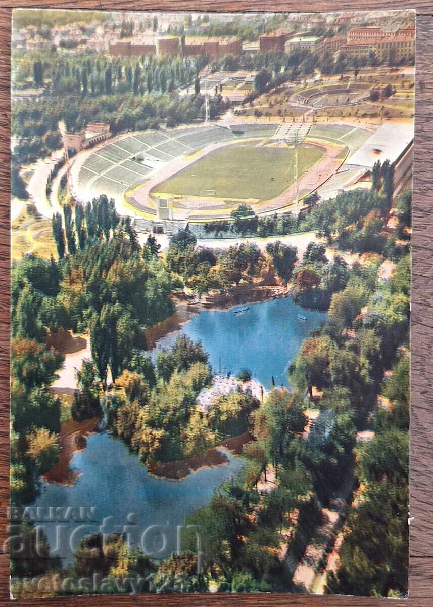 CSKA Levski stadionul național V. Levski vedere 1960