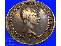 Florența 100 de catrene 1840 Italia Fiorino Leopold al II-lea