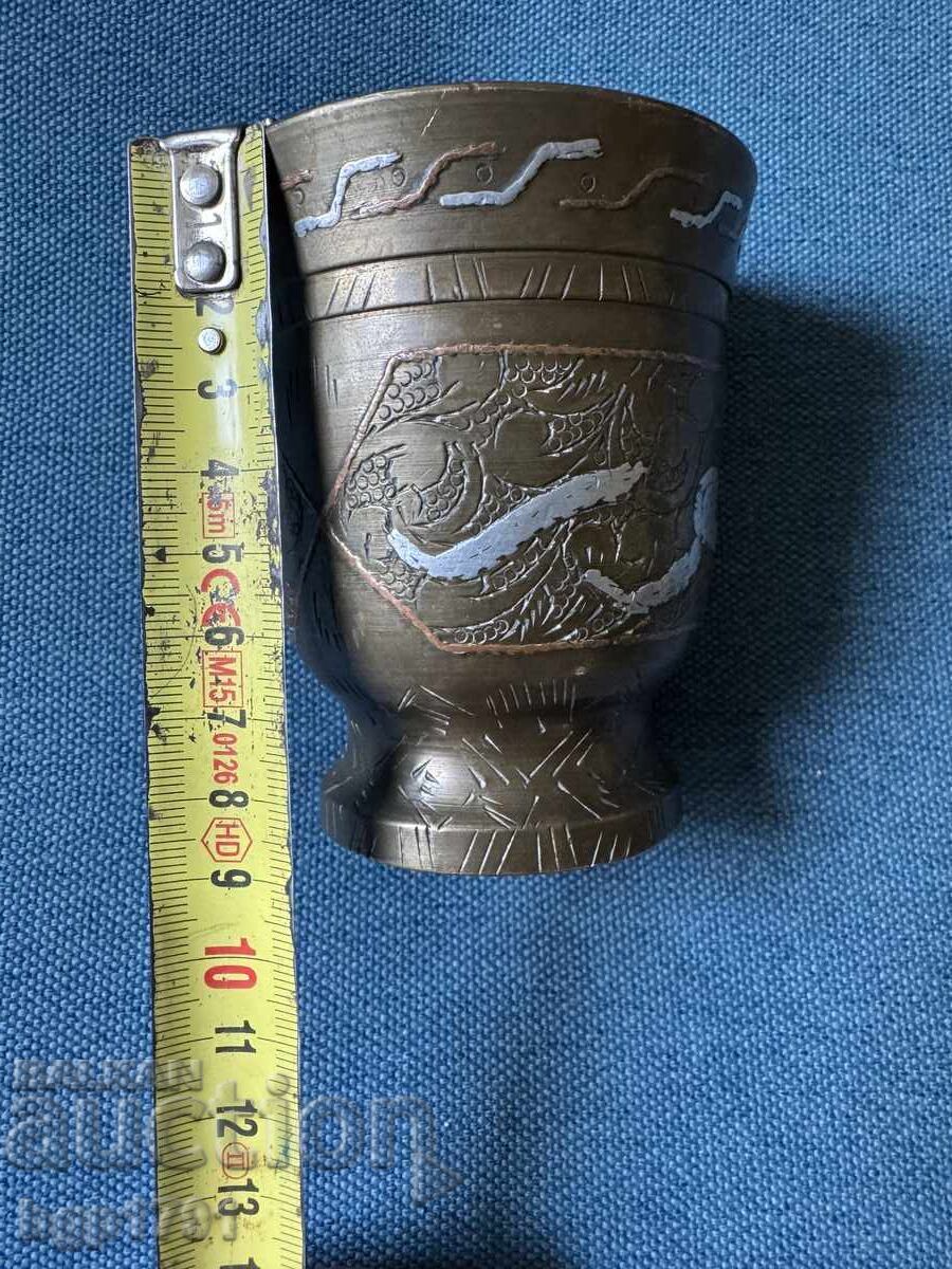 Αυθεντικό γαλλικό φαρμακευτικό γουδί 19ου αιώνα με σημάνσεις - 6