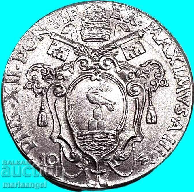 50 Centesimi 1940 Vatican - quite rare with price € 14.90 | 29.14 BGN
