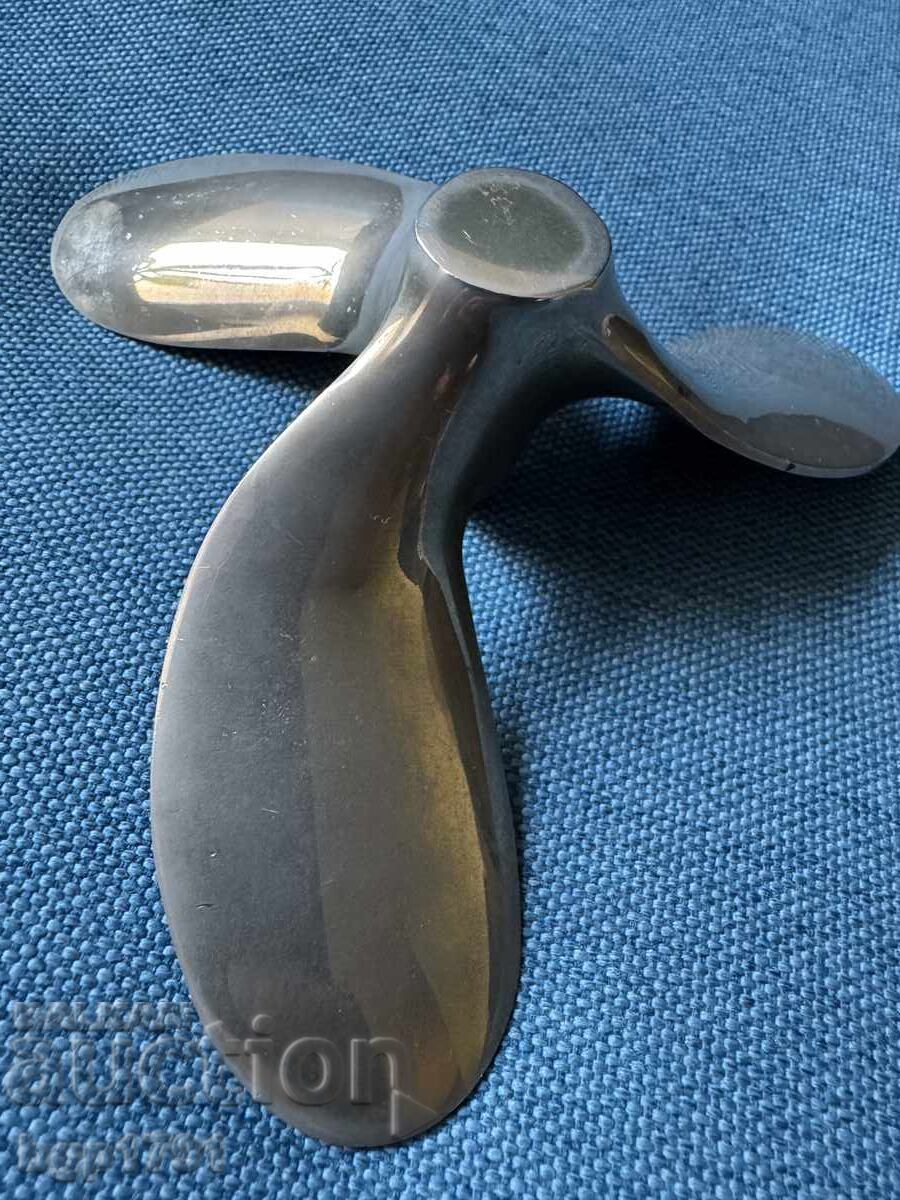 Decorative propeller, polished brass propeller - 5 Decorative propeller, polished brass propeller - 5
