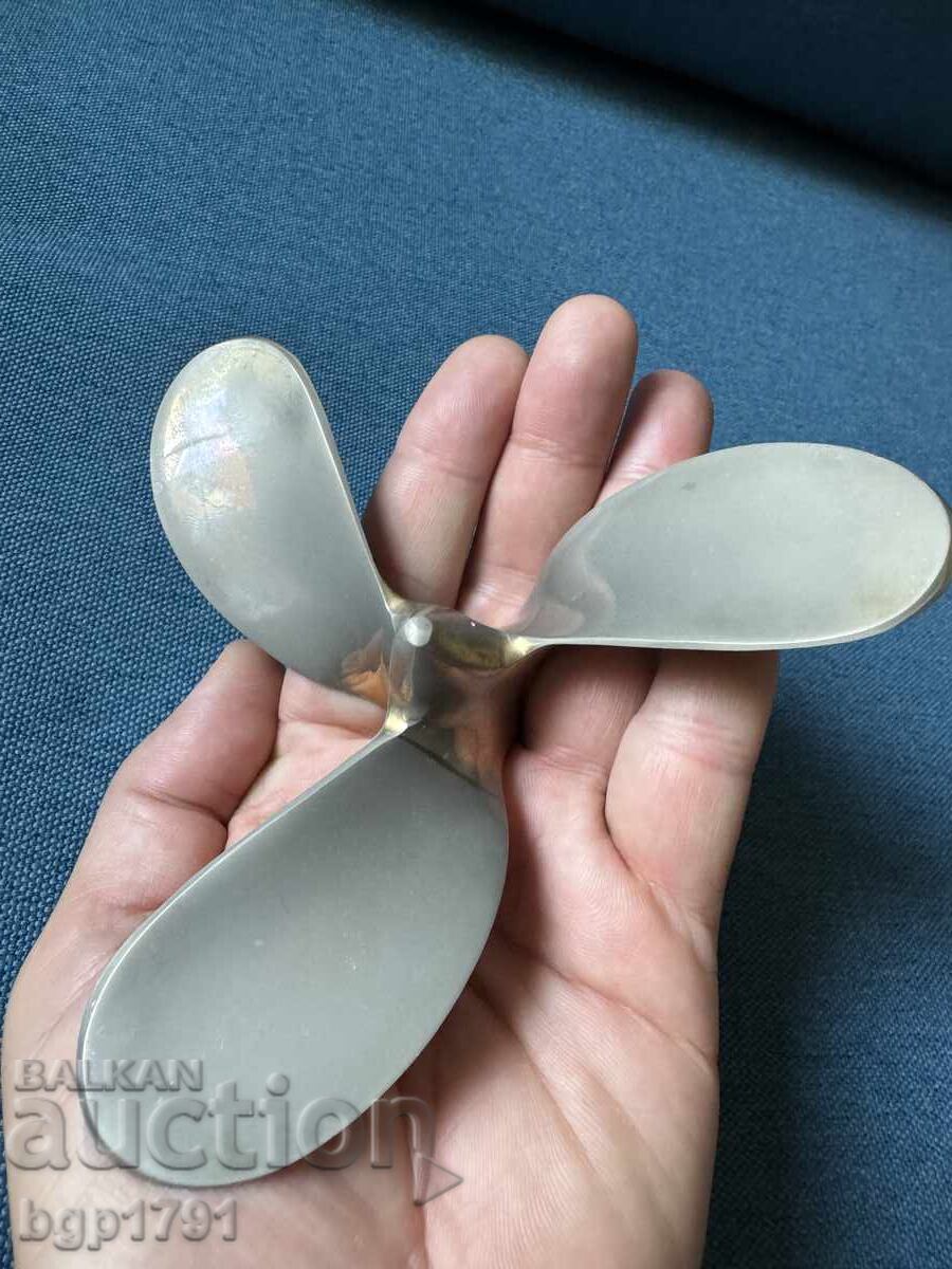 Decorative propeller, polished brass propeller - 6 Decorative propeller, polished brass propeller - 6