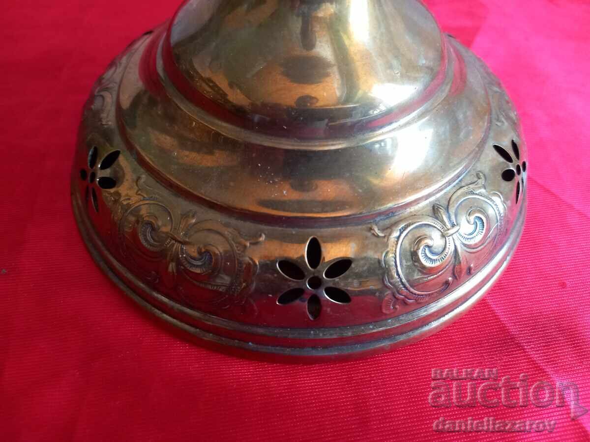 Lempereur & Bernard, Lampă mare cu gaz din alamă 2 cu preț € 65.00 | 127.13 BGN