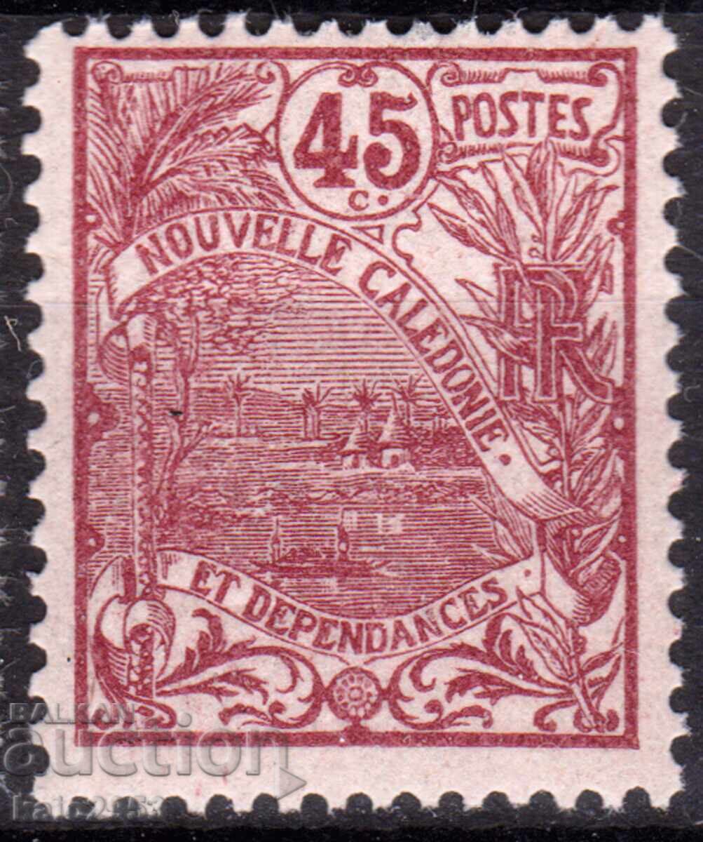 Noua Caledonie-1906/22-Regulară, Sat de Canaci, MNH