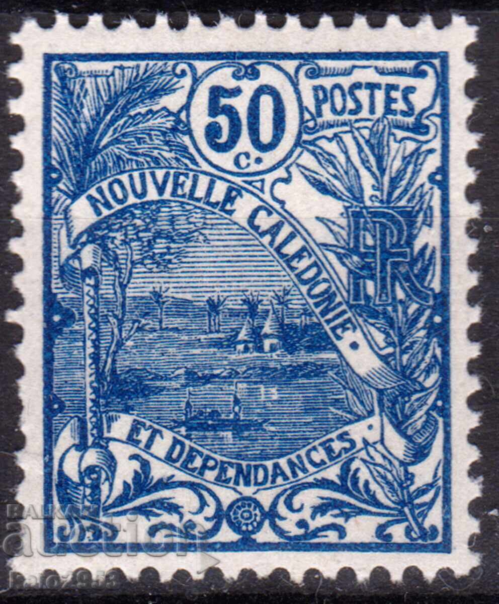 Нова Каледония-1906/22-Редовна,Селище на Канаки,MNH,