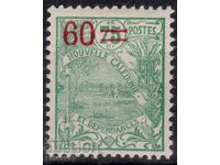 New Caledonia-1924-Regular, Kanak Village-Overprinted, MNH