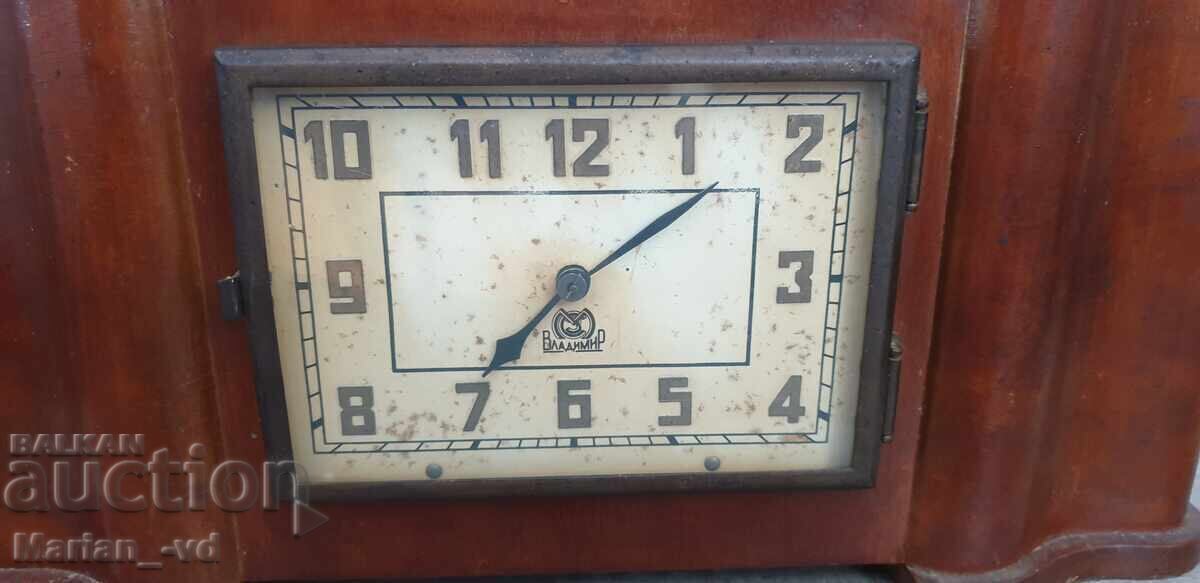 Auction  Mechanical table clock with striking mechanism "Vladimir"