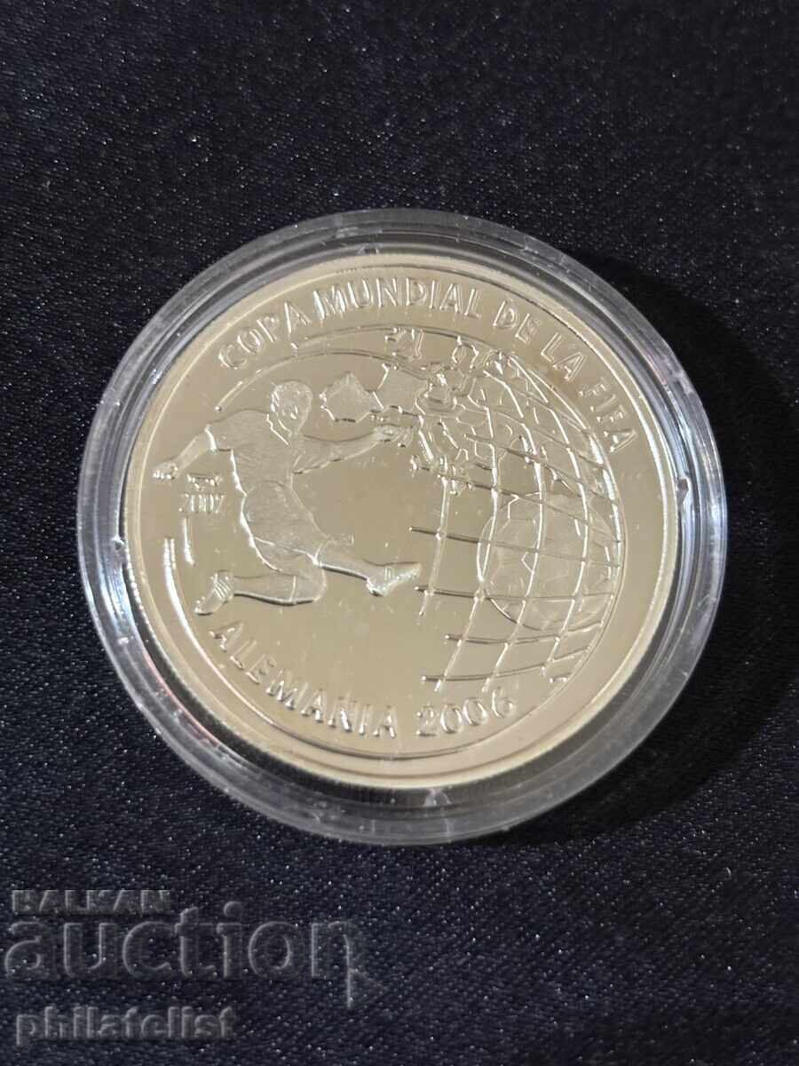 Cuba 2007 – 10 Pesos – FIFA World Cup 1 OZ with price € 113.00 | 221.01 BGN