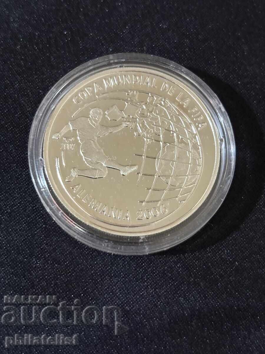 Cuba 2007 – 10 Pesos – FIFA World Cup 1 OZ