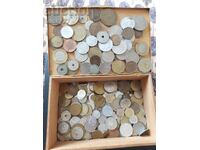 Mega lot of coins over 220 pcs different denominations and years