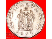 Ⰺ ВЕЛИКИЯТ ПАМЕТНИК НА ОБСАДАТА 1565: МАЛТА ★ 50 ЦЕНТА 1972!