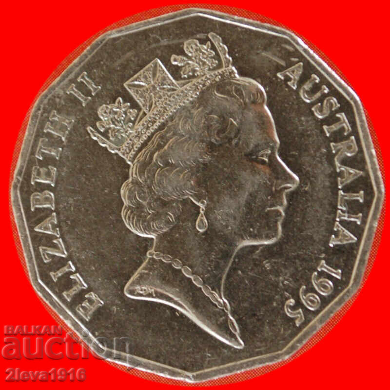 ★ VICTORY 1945: AUSTRALIA ★ 50 CENTS 1995! DUNLOP! with price € 4.95 | 9.68 BGN
