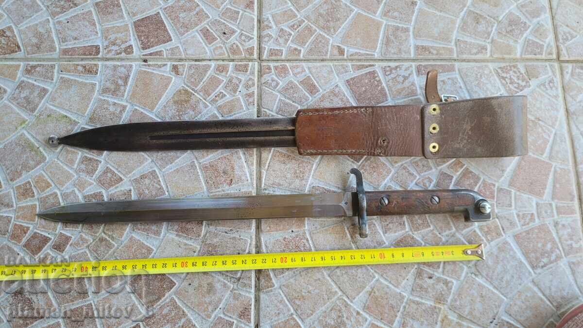 Ξιφολόγχη, μαχαίρι, ξιφολόγχη. Σουηδική ξιφολόγχη μοντ. 1914 - 5