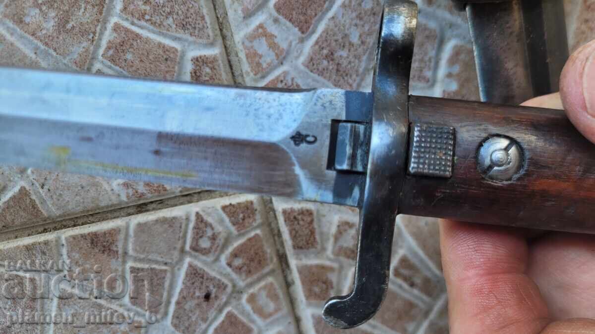 Ξιφολόγχη, μαχαίρι, ξιφολόγχη. Σουηδική ξιφολόγχη μοντ. 1914 - 7