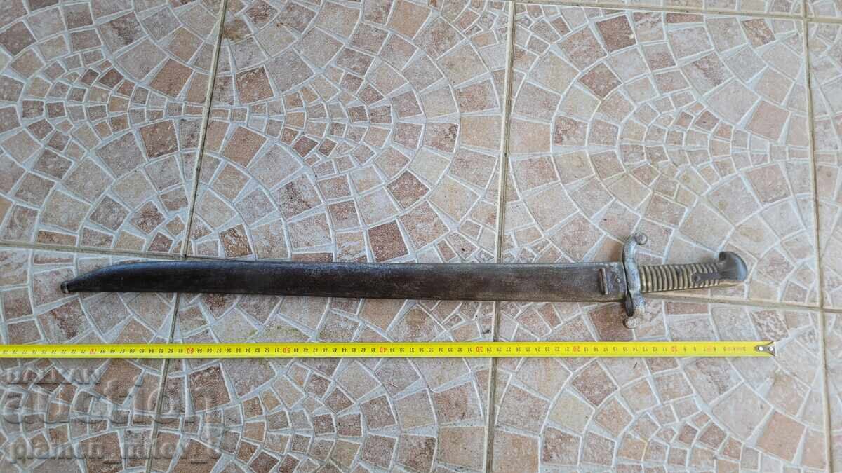 Baionetă, cuțit, baionetă. Baionetă franceză model 1842 cu preț € 220.00 | 430.28 BGN Baionetă, cuțit, baionetă. Baionetă franceză model 1842 cu preț € 220.00 | 430.28 BGN