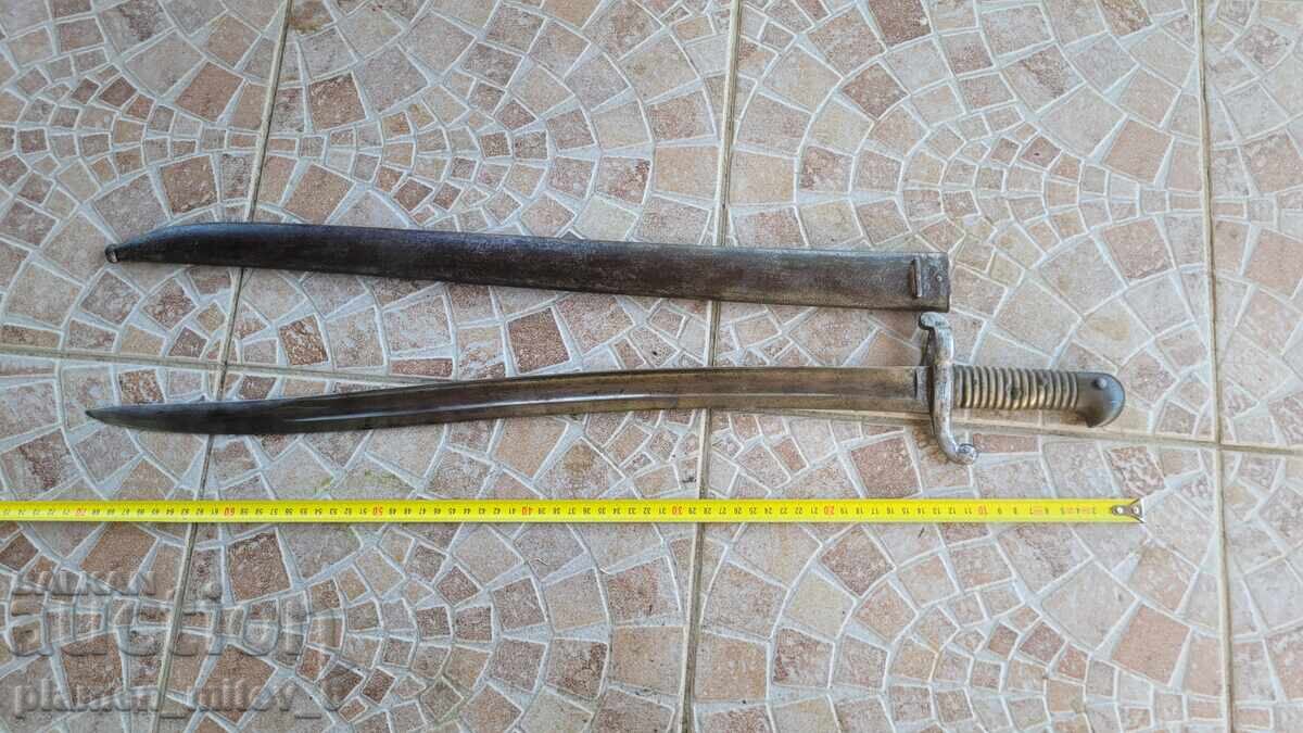 Livrarea Baionetă, cuțit, baionetă. Baionetă franceză model 1842 Livrarea Baionetă, cuțit, baionetă. Baionetă franceză model 1842