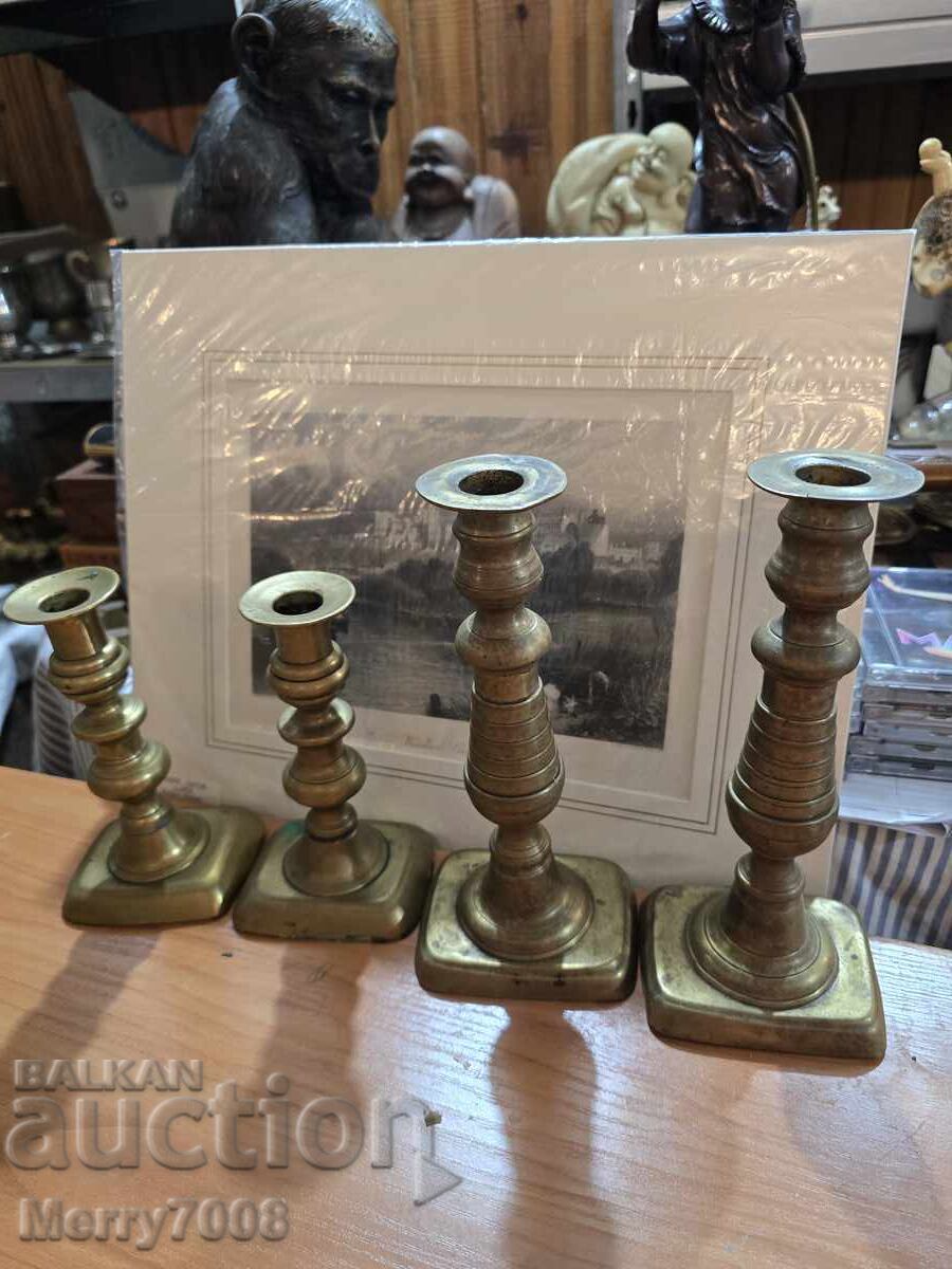 Sfeșnice vechi masive din bronz - ( 55 ) !!! cu preț € 48.00 | 93.88 BGN