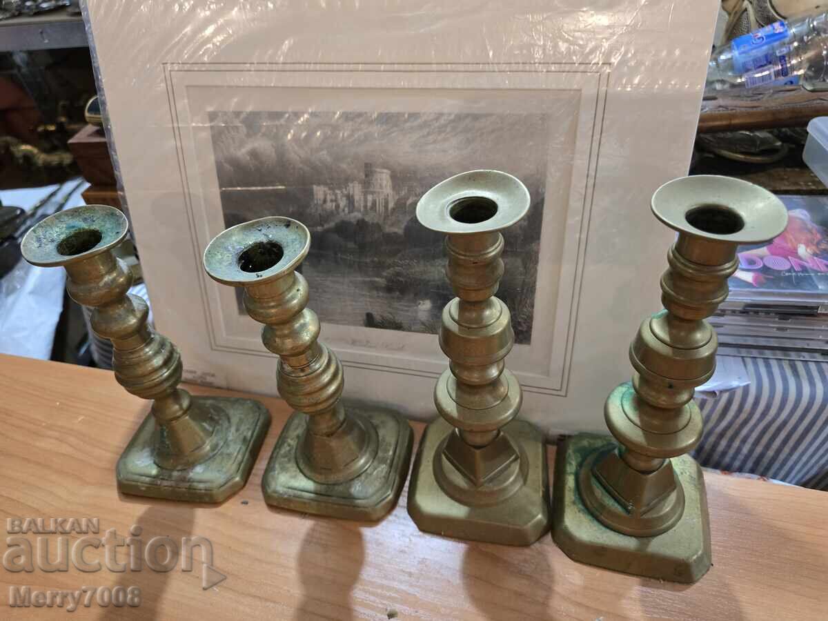 Sfeșnice vechi masive din bronz - ( 56 ) !!! cu preț € 48.00 | 93.88 BGN