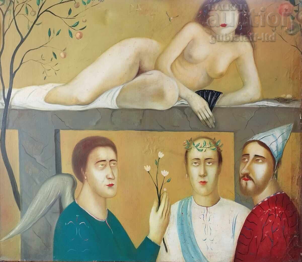 Painting, composition, art. Danail Tsonev, 1994