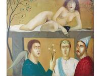 Painting, composition, art. Danail Tsonev, 1994