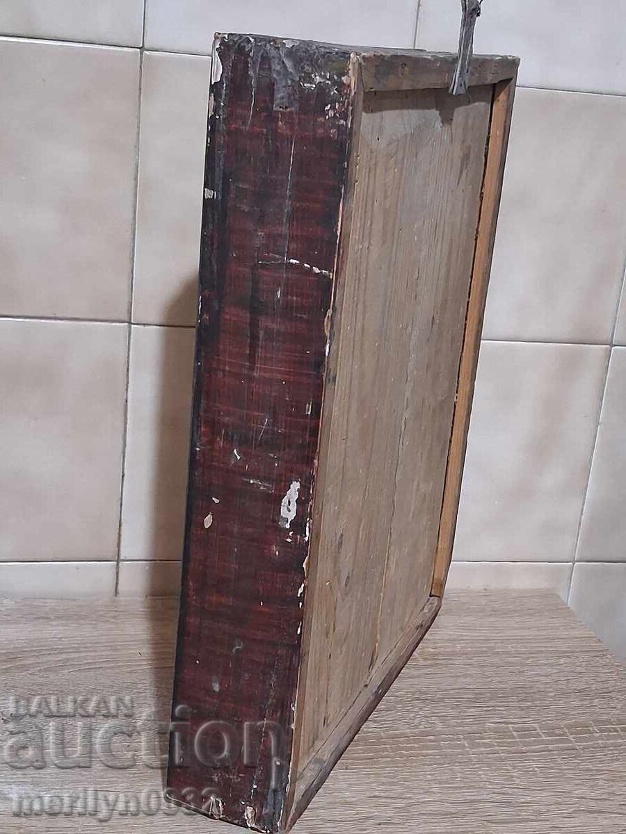 Οικιακή εικόνα Χριστού Παντοκράτορα, σταυρός, καντήλι - 5