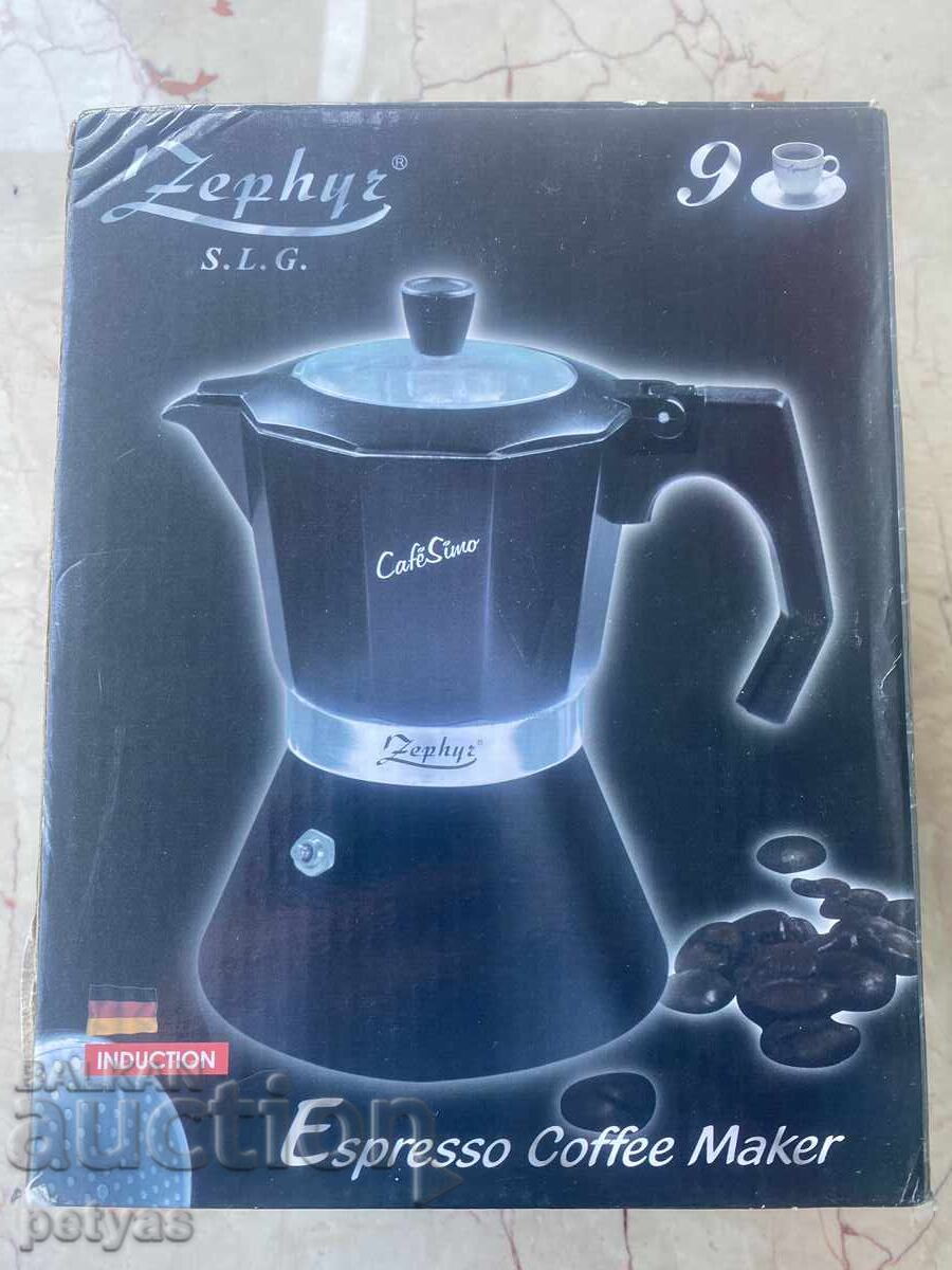 Cuban coffee maker 450 ml, 9 cups, Safety valve Cuban coffee maker 450 ml, 9 cups, Safety valve