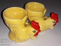 EGG HOLDERS. 2. PORCELAIN. GOEBEL