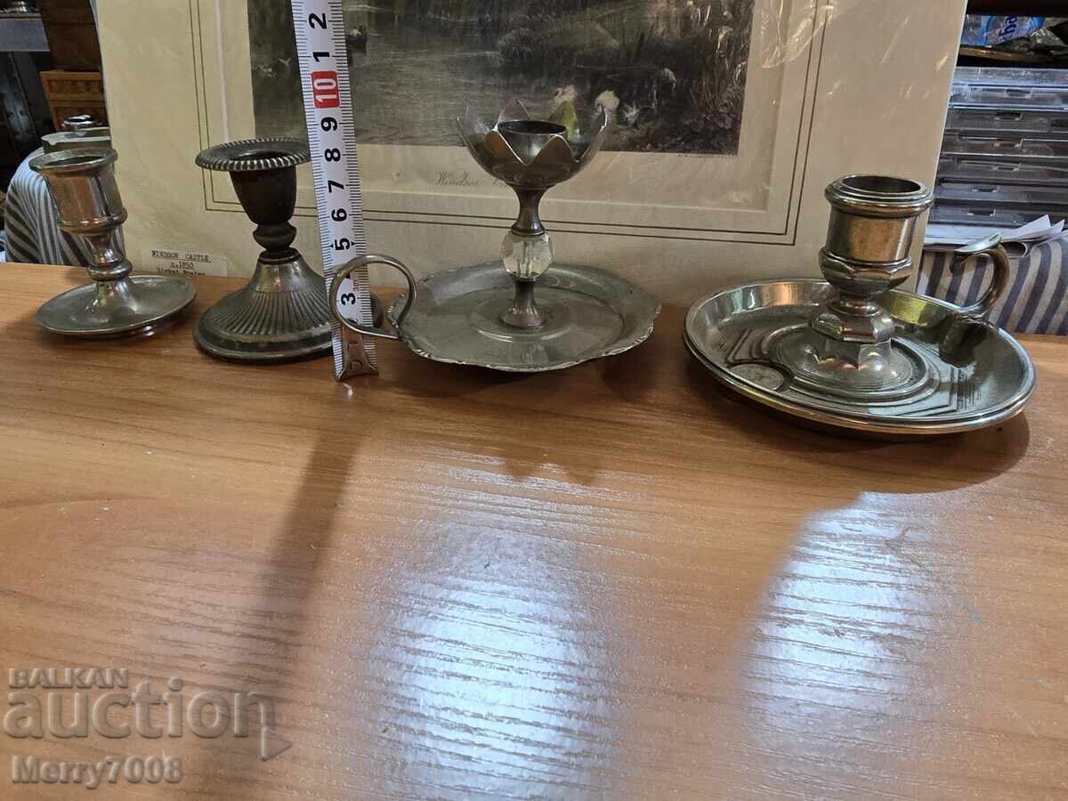 Sfeșnice vechi masive argintate - ( 76 ) !!! cu preț € 34.00 | 66.50 BGN