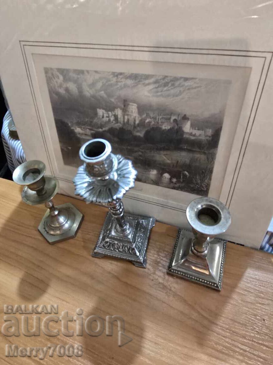 Sfeșnice vechi masive argintate - ( 77 ) !!! cu preț € 34.00 | 66.50 BGN