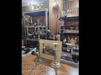 Παλιά μασίφ επαργυρωμένα κηροπήγια - ( 79 ) !!!