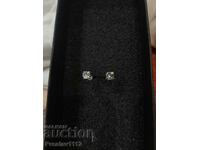 Σκουλαρίκια με Moissanite 3mm