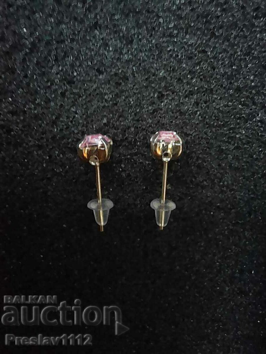 Σκουλαρίκια με Rose Quartz 3mm με τιμή 0.01 €