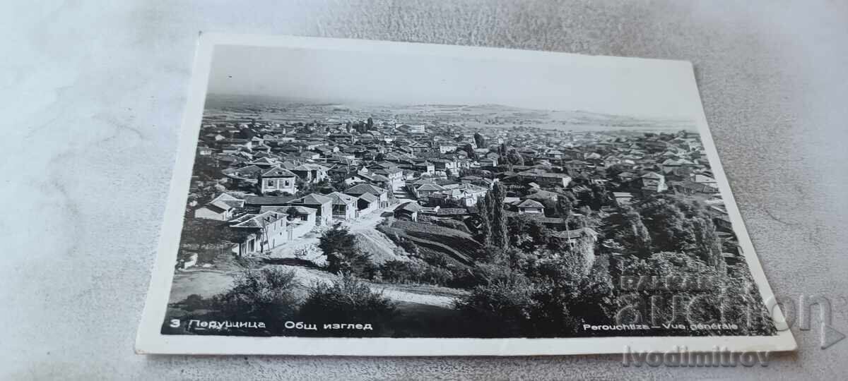 Carte poștală Peruștița Vedere generală 1962 Carte poștală Peruștița Vedere generală 1962