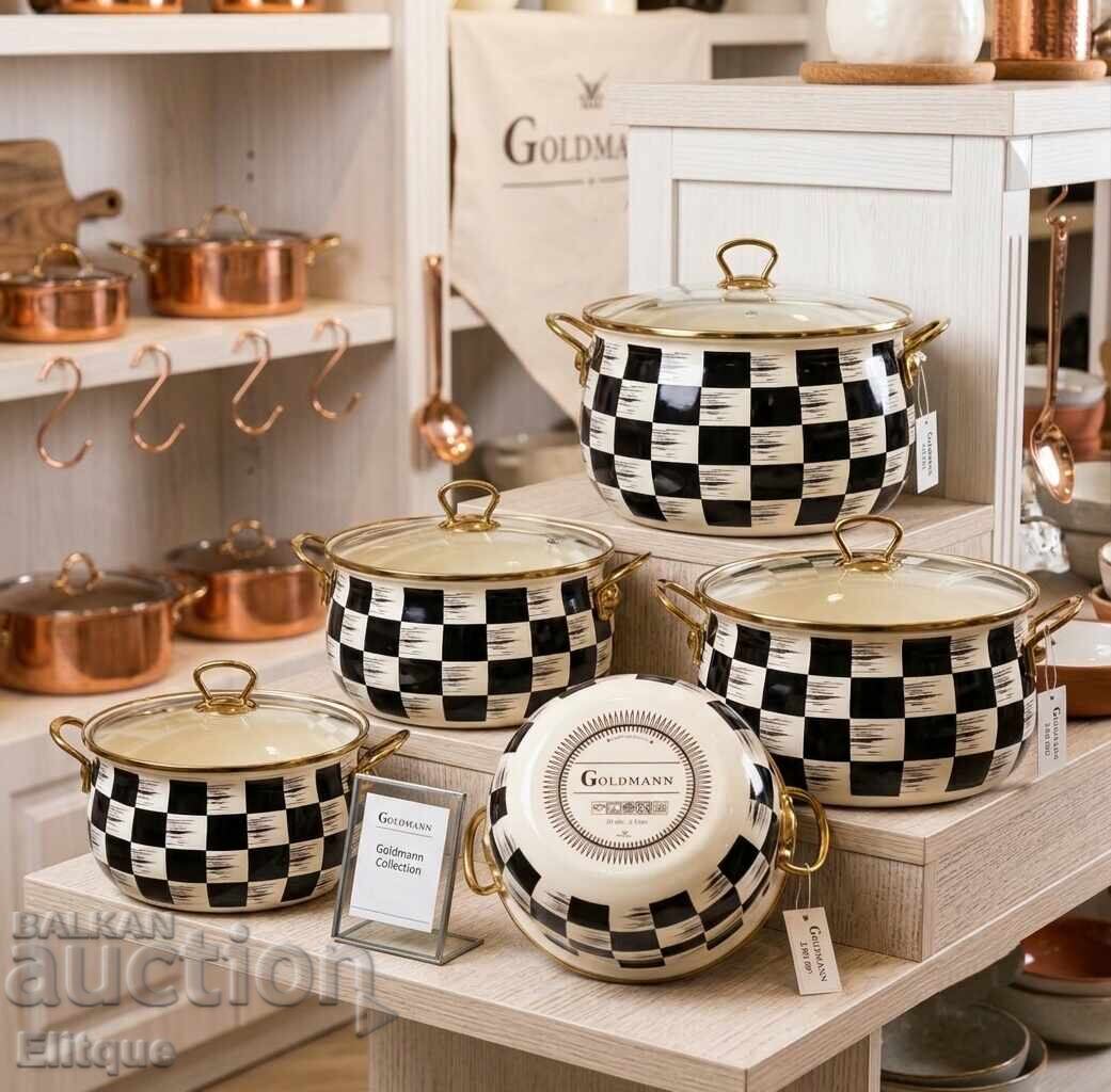 Oală Goldmann 24x15cm 6.2l / 26x16cm 8.5l, 4l, 5l