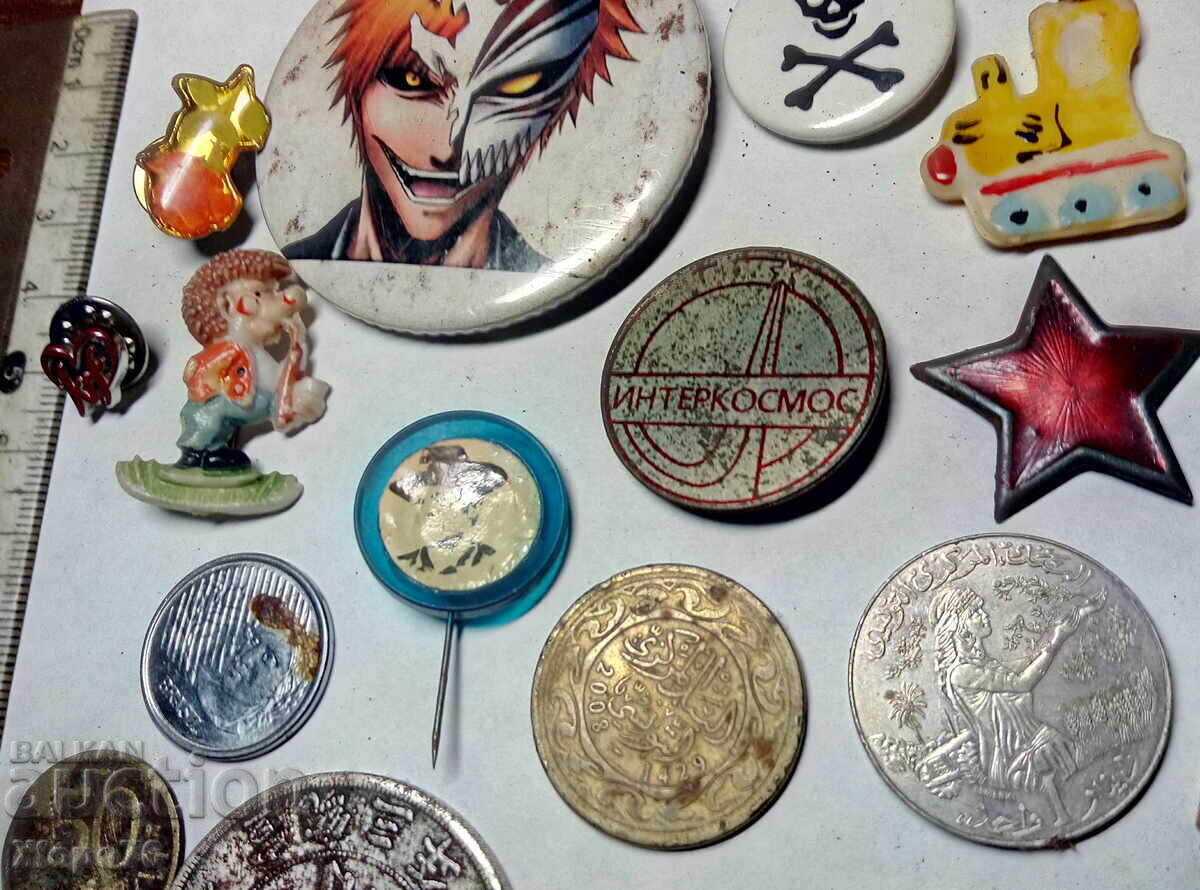 Auction  COLLECTIBLE LOT Old COINS BADGES MEDALS Bulgaria Foreign