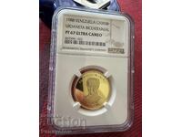 5000 BOLIVARI VENEZUELA AUR PCGS NGC PF 67 MONEDĂ DE AUR