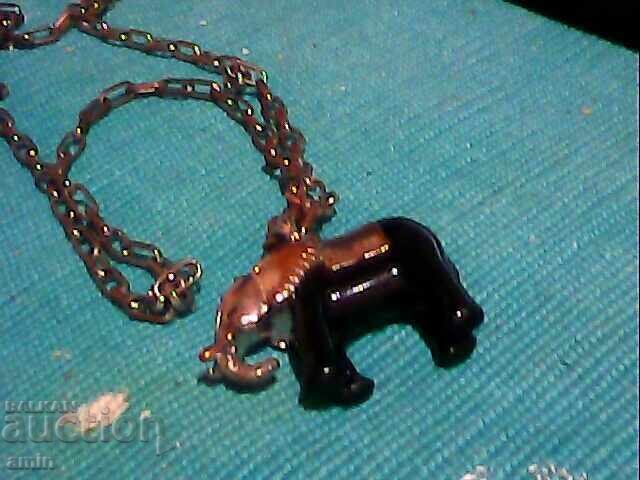 колие сес слон от камък 45гр колие сес слон от камък 45гр